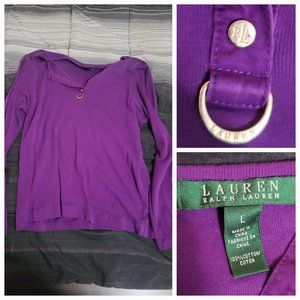 Ralph Laurel Purple top